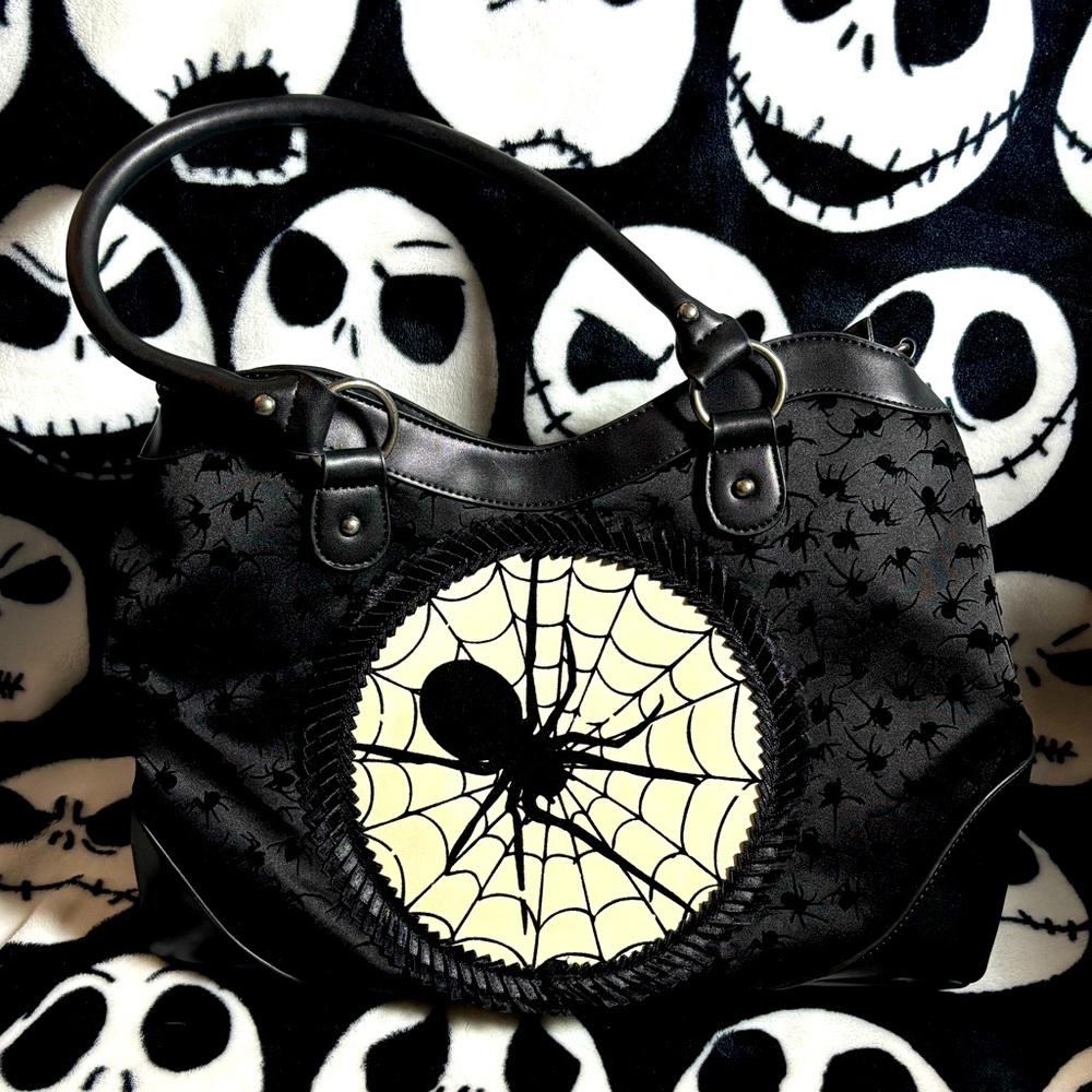 Lost Queen (Banned Alternative) Spider Large Multi Pouch Purse